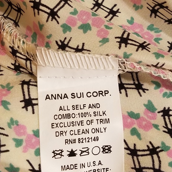 Anna Sui Silk Blouse - Picture 6 of 8